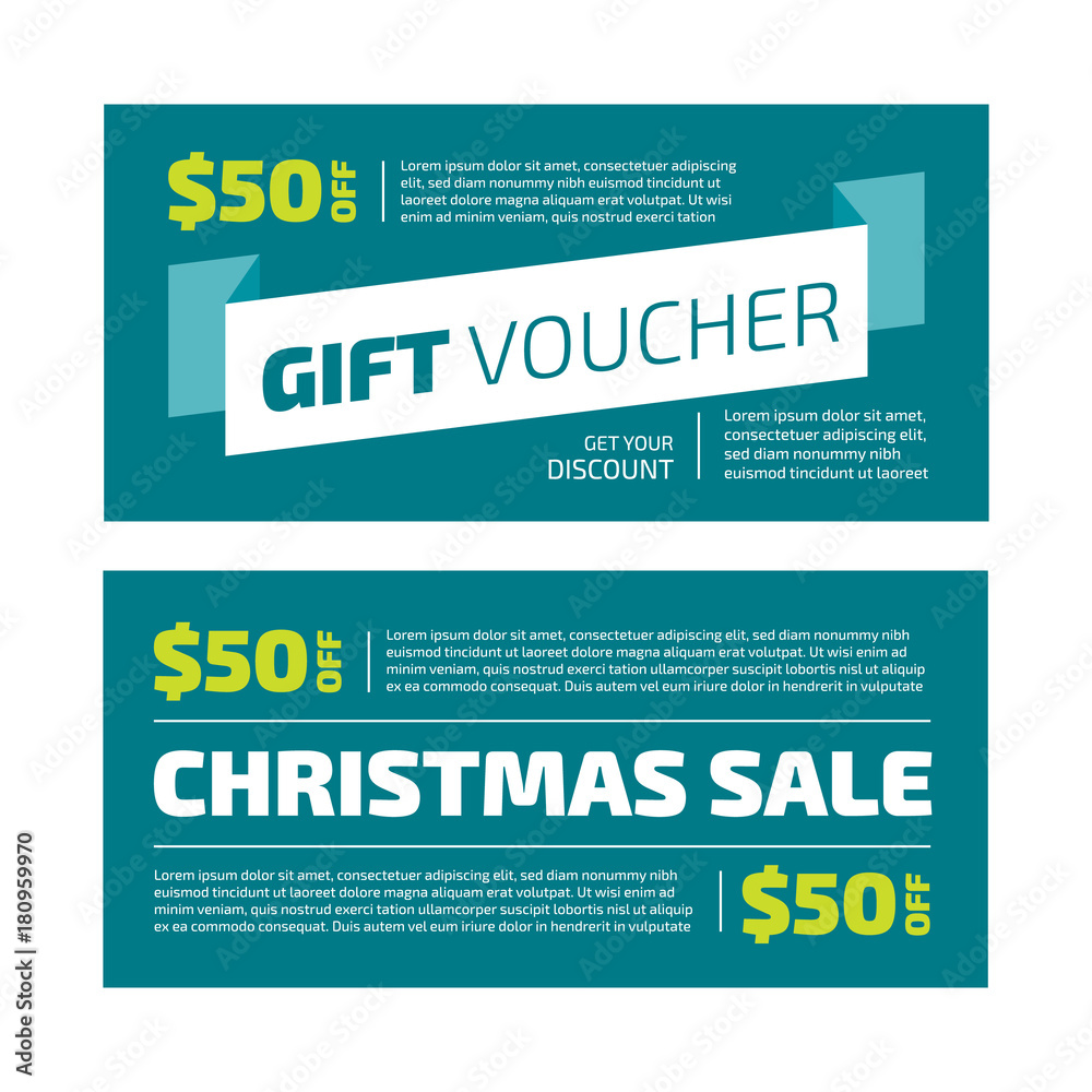 Gift voucher for Christmas sale Gift voucher for Christmas sale