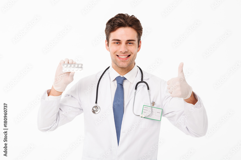 Close up portrait of a confident young male doctor Close up portrait of a confident young male doctor