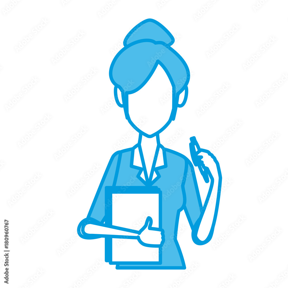 Business woman cartoon Business woman cartoon