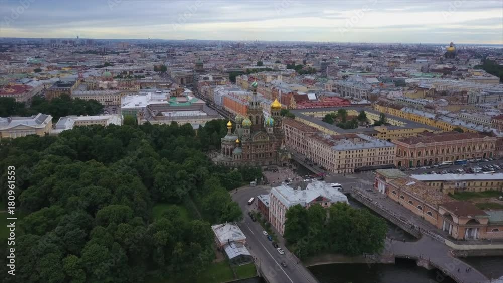 evening saint petersburg famous savior on the spilled blood aerial panorama 4k russia
evening saint petersburg famous savior on the spilled blood aerial panorama 4k russia