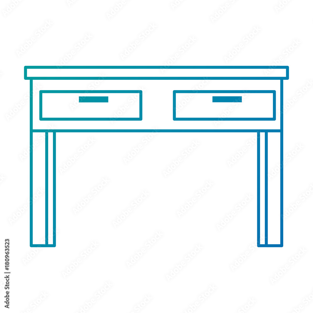 teacher desk isolated icon teacher desk isolated icon