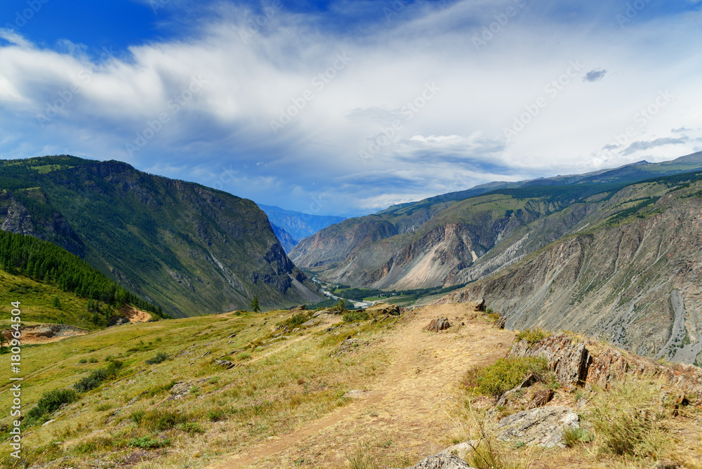 Valley of Chulyshman river. Altai Republic. Russia