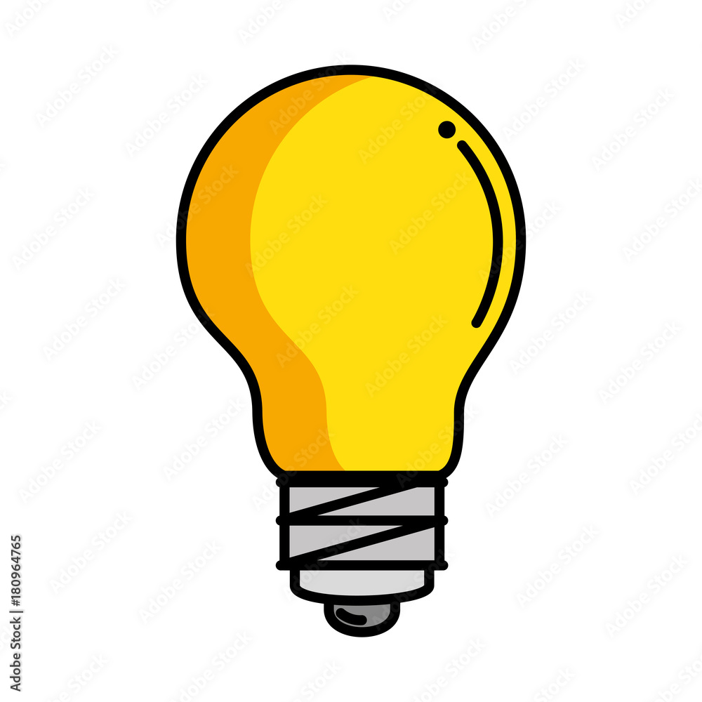 Obraz premium bulb light isolated icon