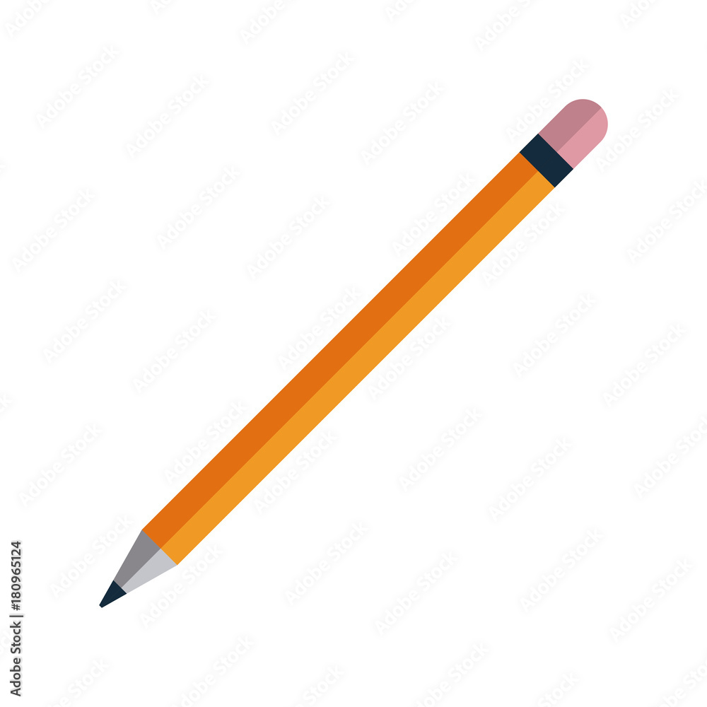Wooden pencil isolated Wooden pencil isolated