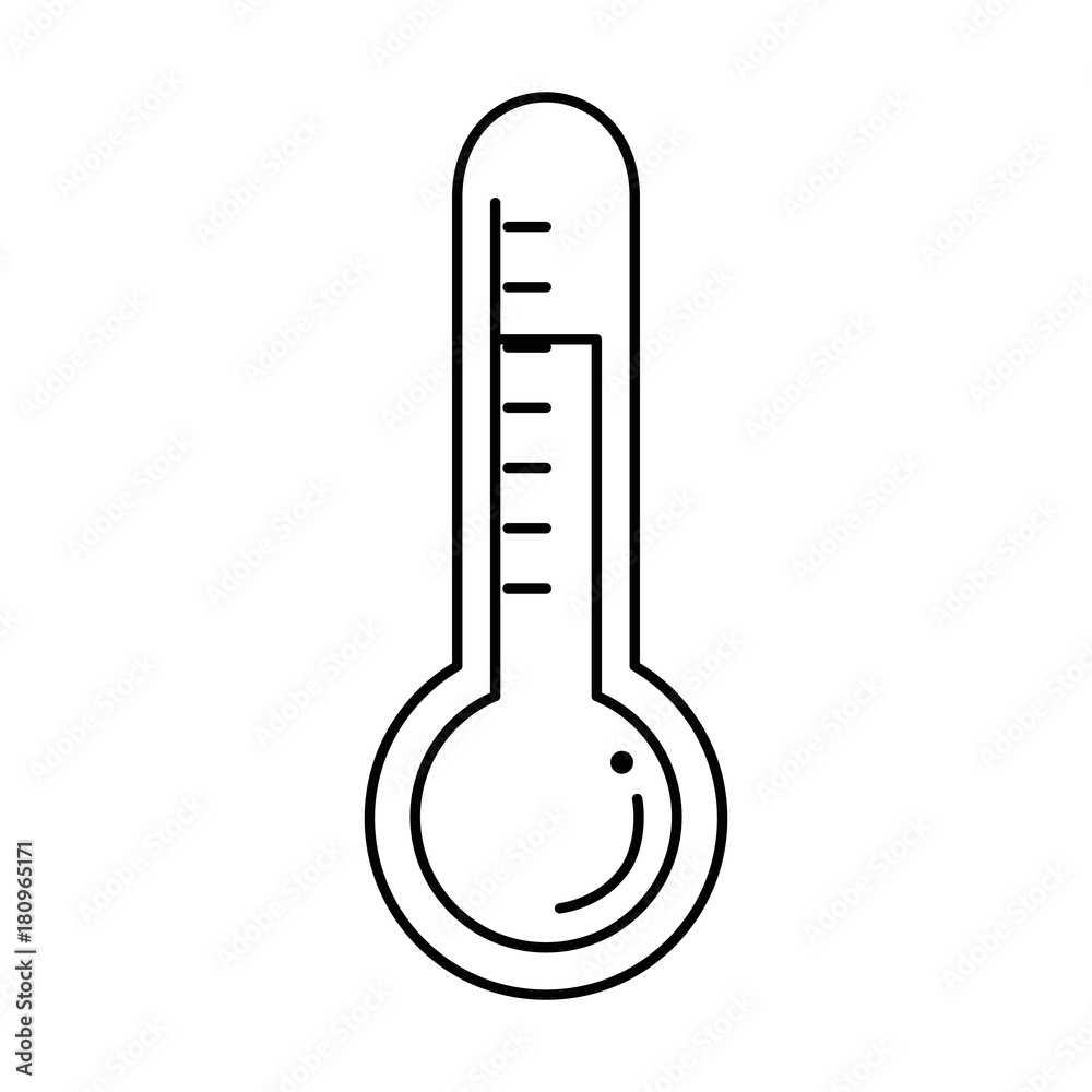 thermometer device isolated icon thermometer device isolated icon