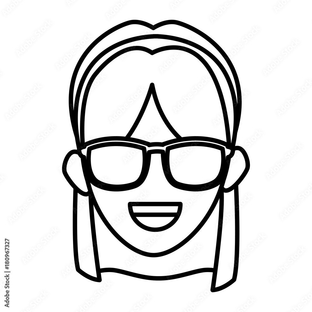 Woman with sunglasses Woman with sunglasses