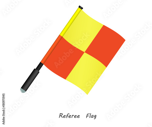 Referee flag vector