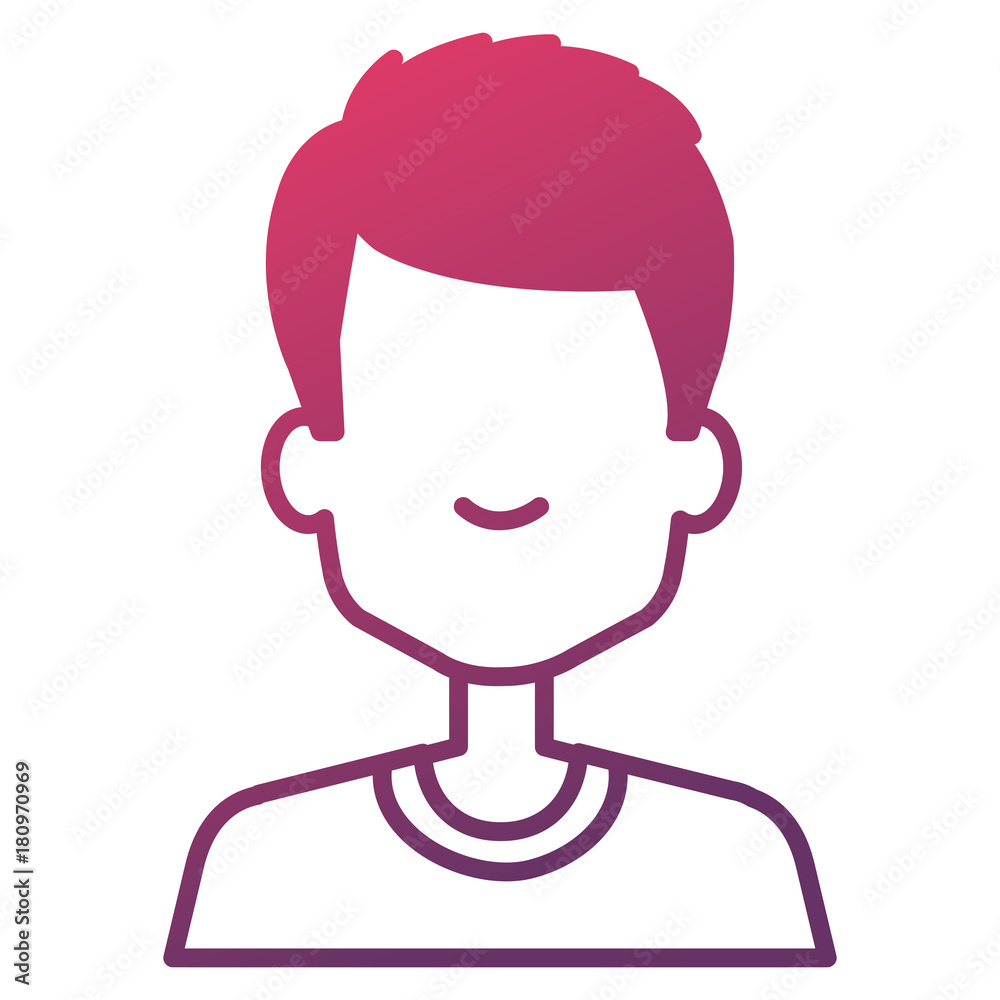 young man avatar character young man avatar character