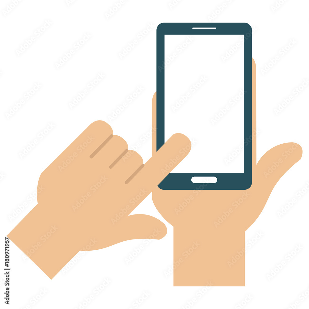 hands human with smartphone device hands human with smartphone device