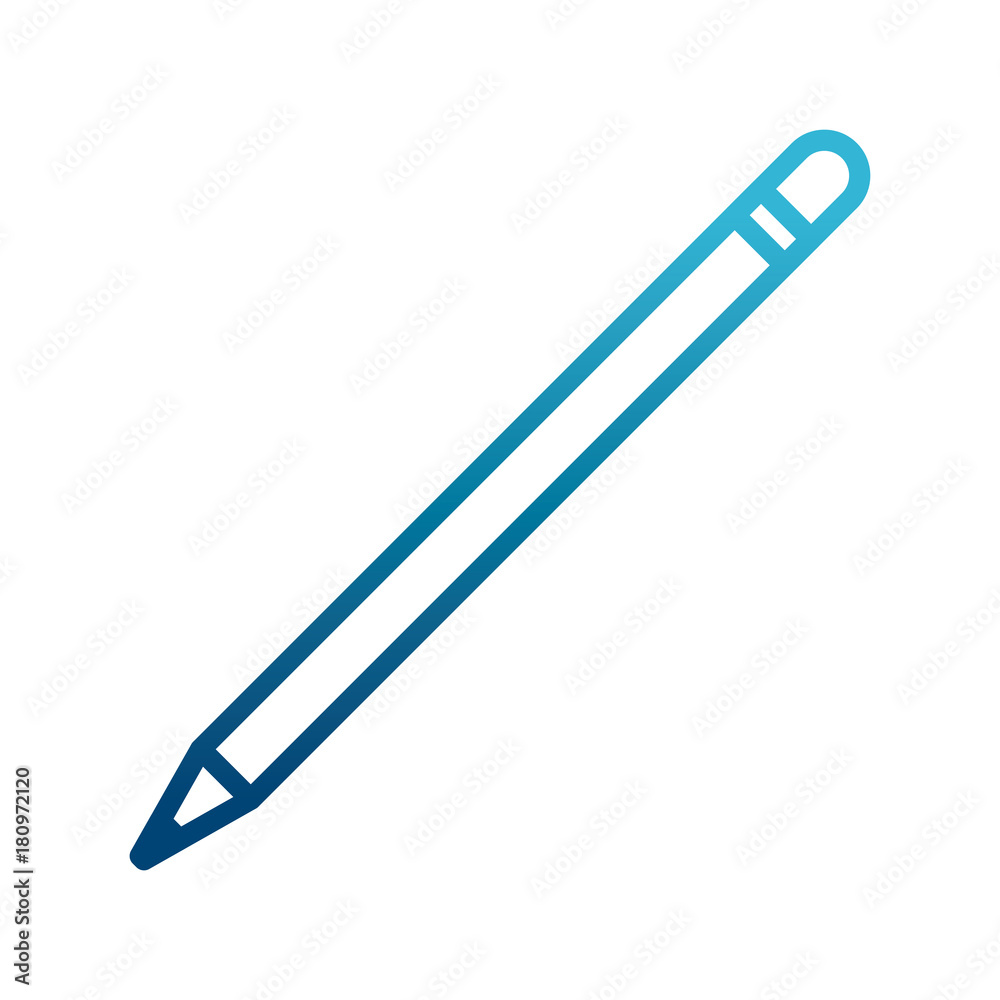 Wooden pencil isolated Wooden pencil isolated