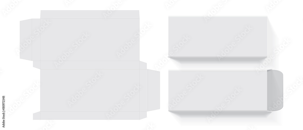 white paper package easy to change colors mock up vector template white paper package easy to change colors mock up vector template