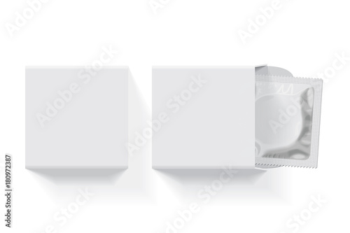 Packaging with a condom for your design and logo