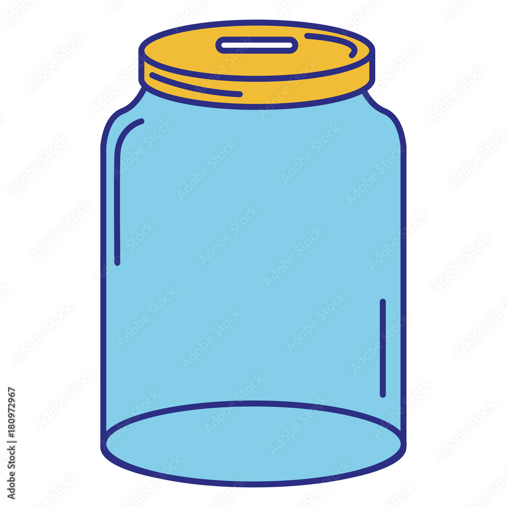 glass jar isolated icon glass jar isolated icon