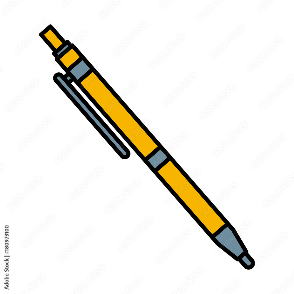 Ballpoint pen isolated