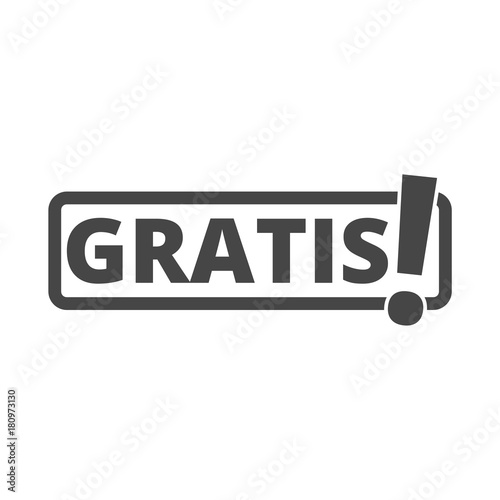Gratis icon, Gratis sign