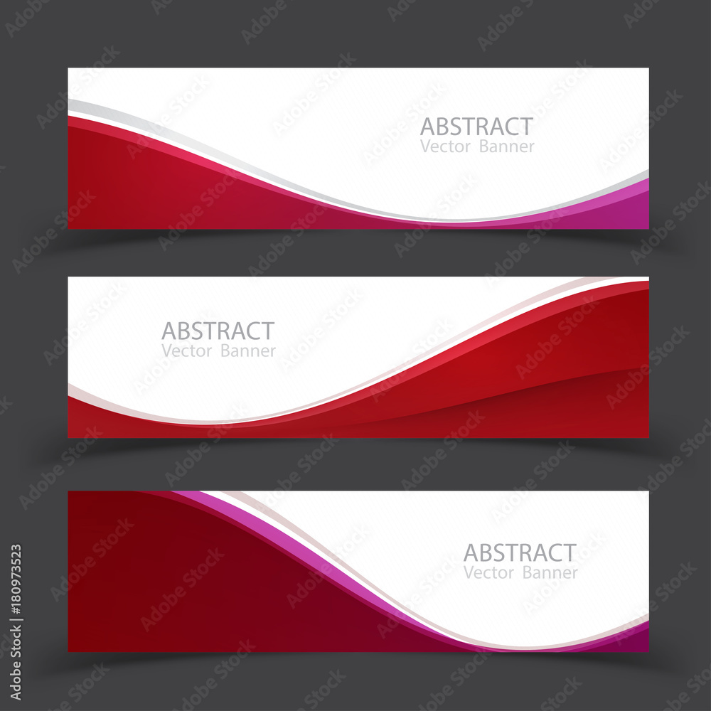 Set of banner templates. Modern abstract Vector Illustration design. Set of banner templates. Modern abstract Vector Illustration design.