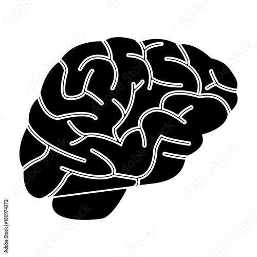 Human brain symbol