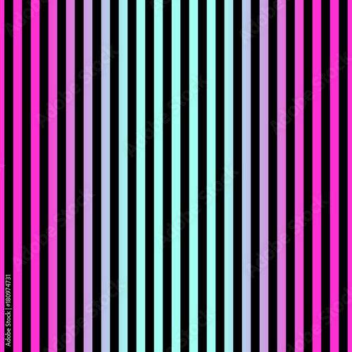 Modern seamless gradient pink to blue striped pattern in 80s 90s style