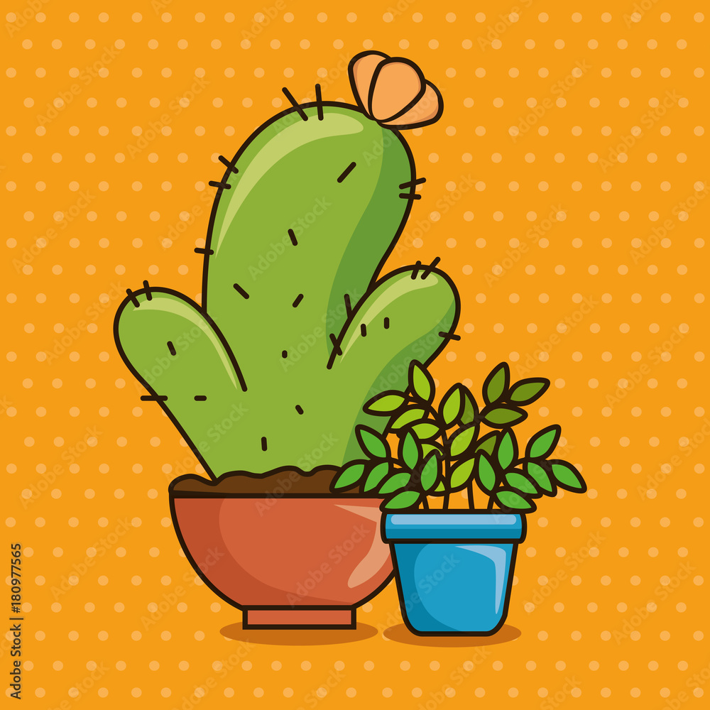 cute kawaii cactus and succulent cartoon cute kawaii cactus and succulent cartoon