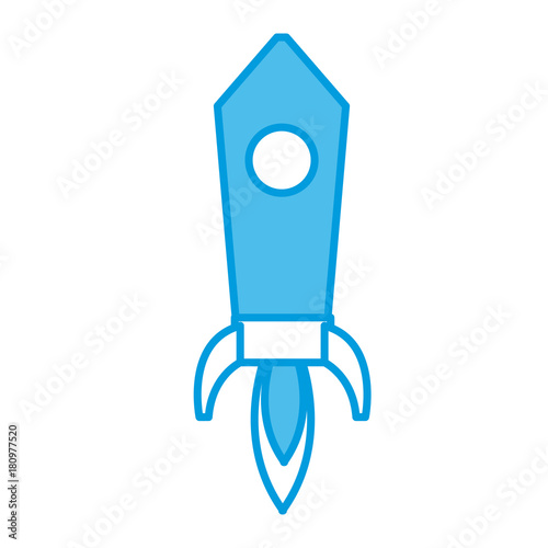 Spaceship rocket symbol