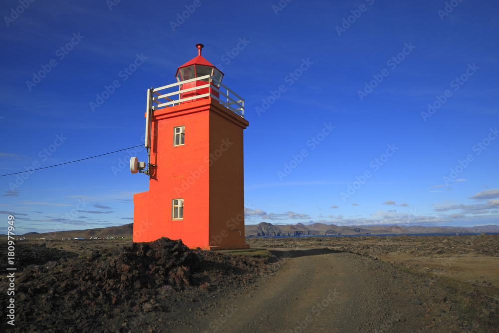 Iceland, Sudurnes, Grindavik lighthouse. Iceland, Sudurnes, Grindavik lighthouse.