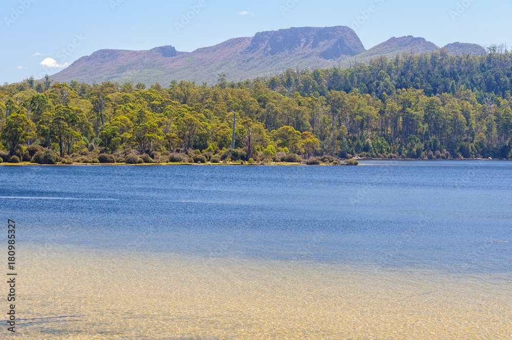 Lake St Clair at the southern end of the Overland Track - Tasmania, Australia