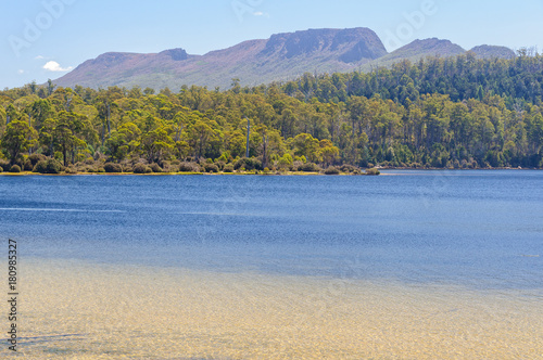 Lake St Clair at the southern end of the Overland Track - Tasmania, Australia