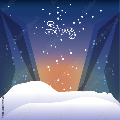 alps with snow icon colorful design vector illustration