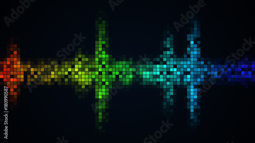 Colorful rainbow gradient a...