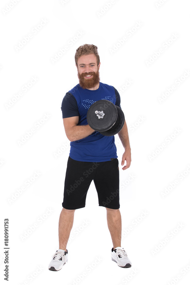 Beard young athlete Beard young athlete