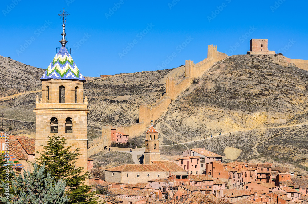Side view in Albarracín, Spain