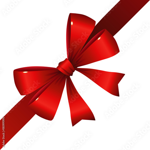 Weihnachten Schleife - Rot