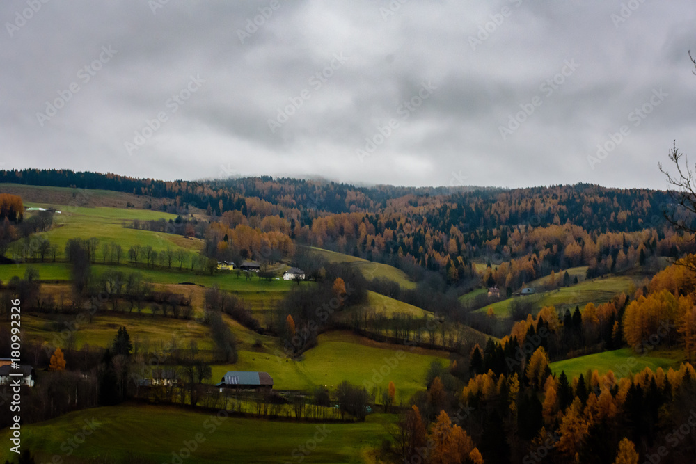 autumn view in the hills