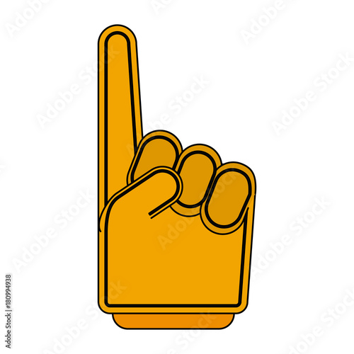 Number one finger foam
