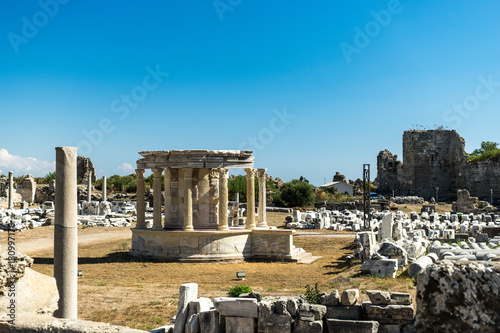 ruins of temple of apollo in southern Turkey