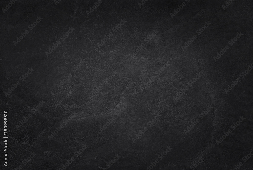 Fototapeta premium Dark grey black slate texture in natural pattern with high resolution for background and design art work. Black stone wall.