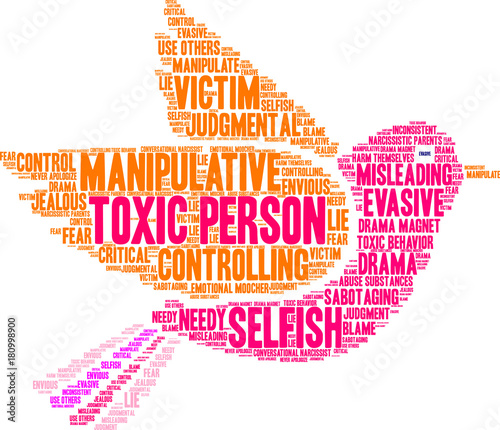 Toxic Person Word Cloud
