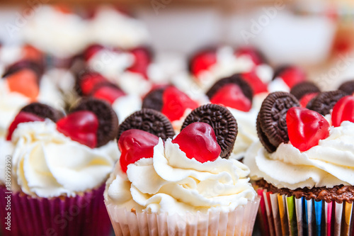 Billede på lærred Cupcakes Minni Mouse 2