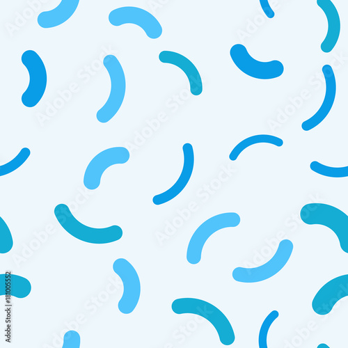 Vector probiotics bacteria concept seamless pattern