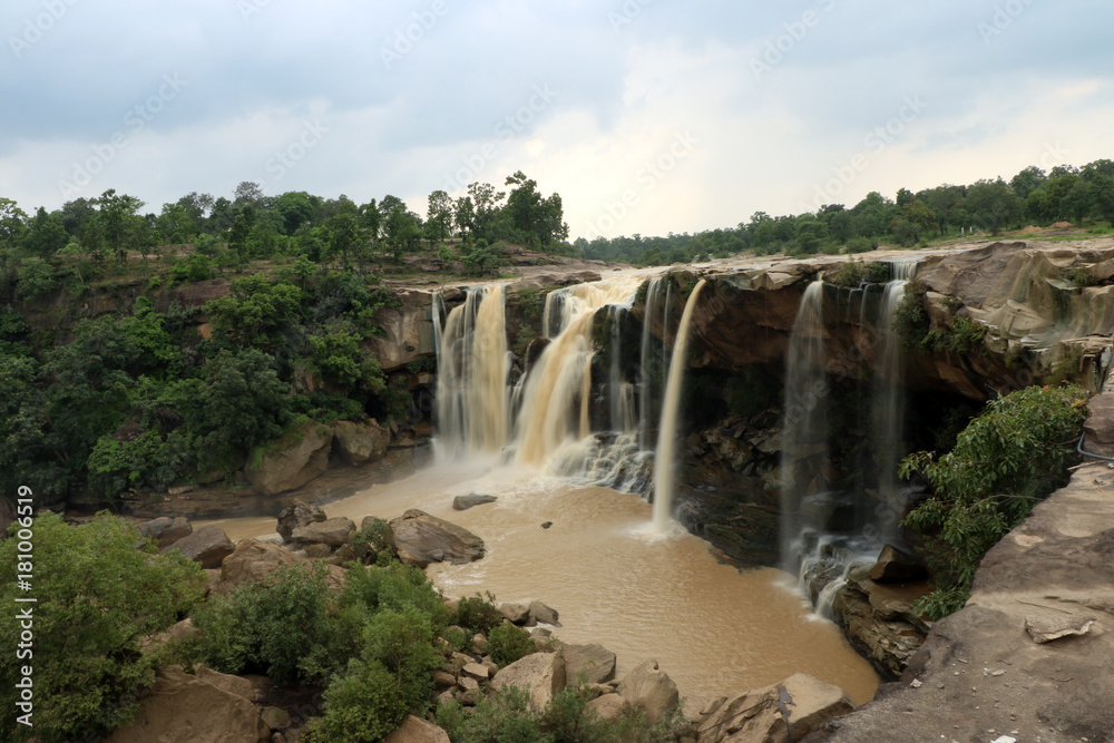 Fototapeta premium Amritdhara waterfall at Chhatishgarh, India