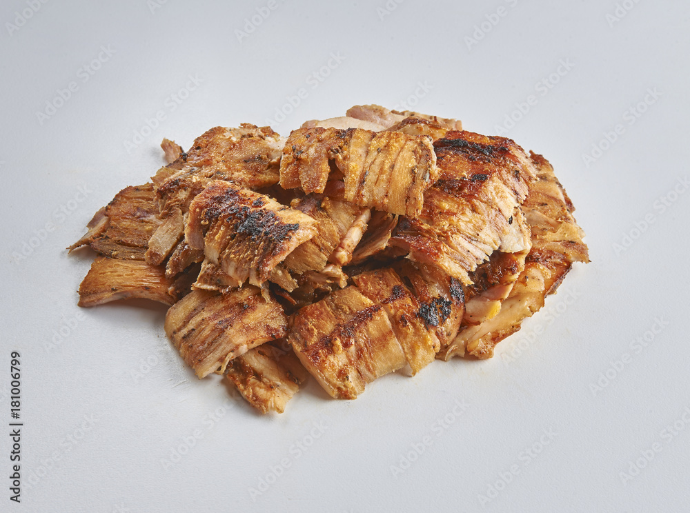 chicken doner isolated