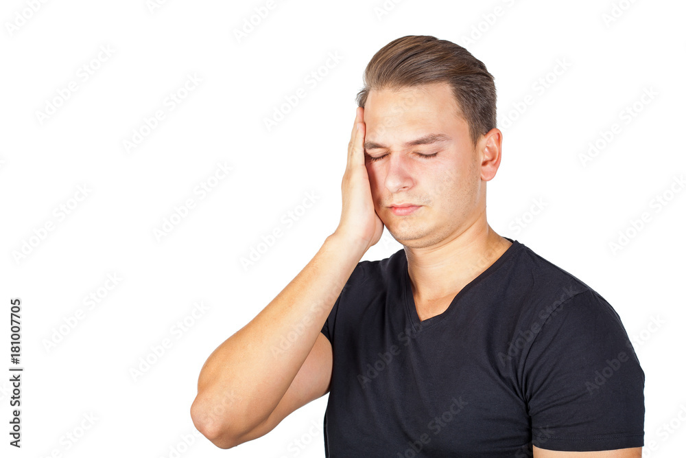 Worried young man Worried young man