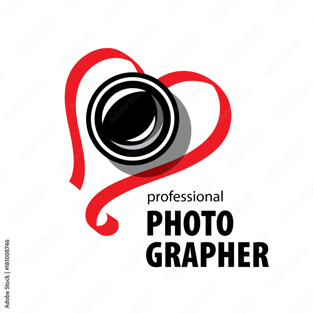 vector logo for photographer