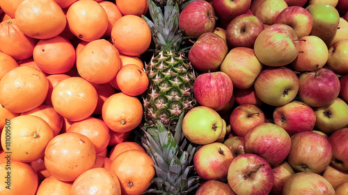 Apples and oranges and pineapples on the market