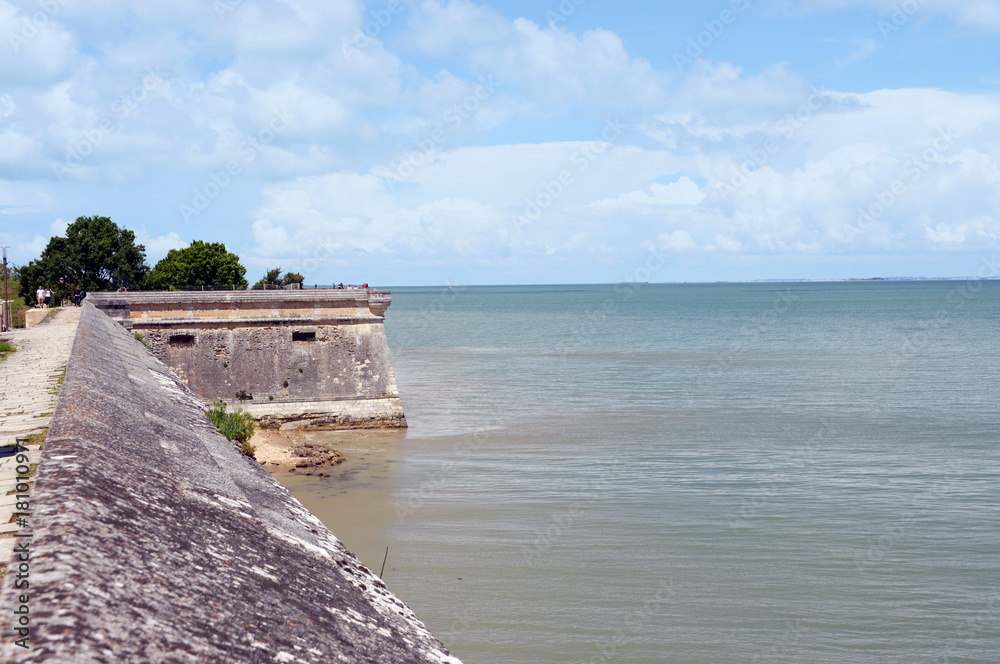 Meeresblick von der Festung Oleron Meeresblick von der Festung Oleron