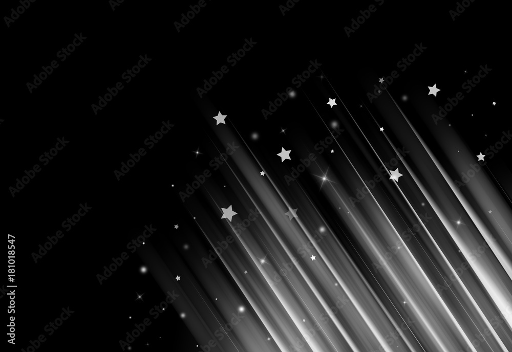 Grey glitter sparkles rays lights bokeh and star festive elegant abstract background. Screen mode. Grey glitter sparkles rays lights bokeh and star festive elegant abstract background. Screen mode.