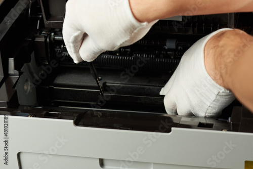 Repairing printer service theme