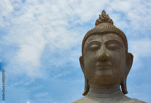 Buddha head in Asia Thailand