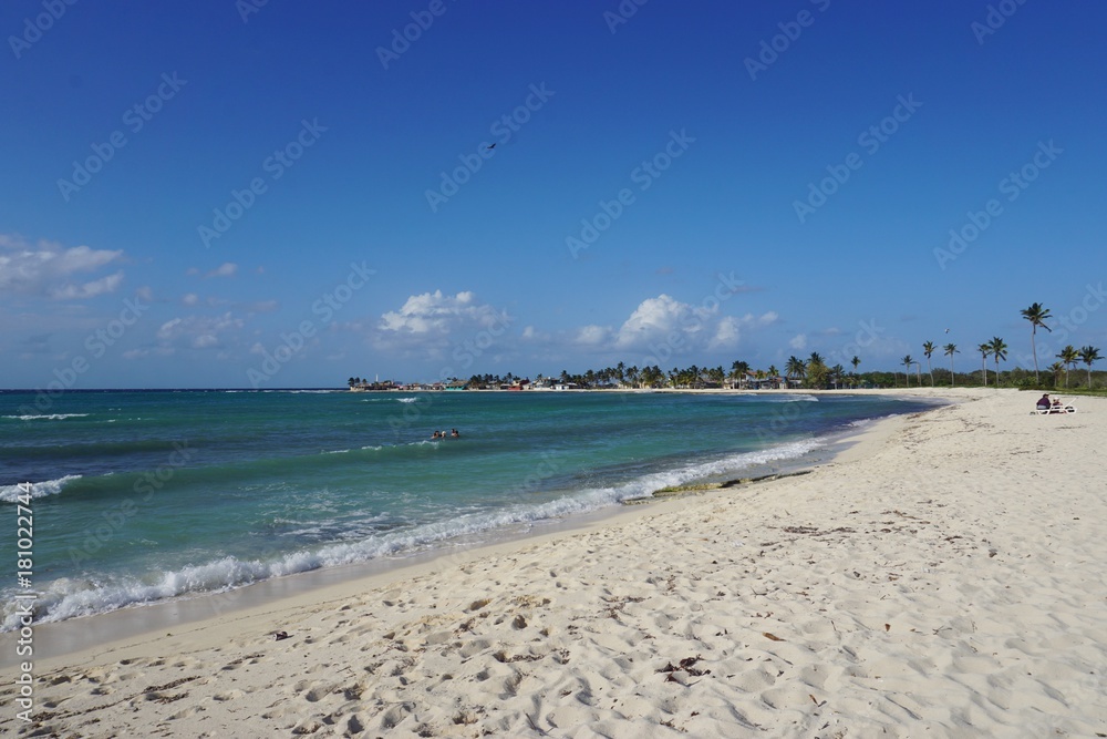 Obraz premium Strand von Santa Lucia auf Kuba, Karibik