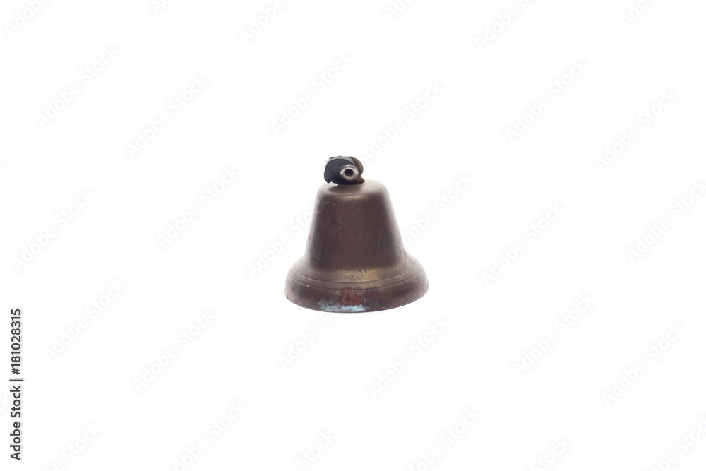 Small bell isolated on white background Small bell isolated on white background